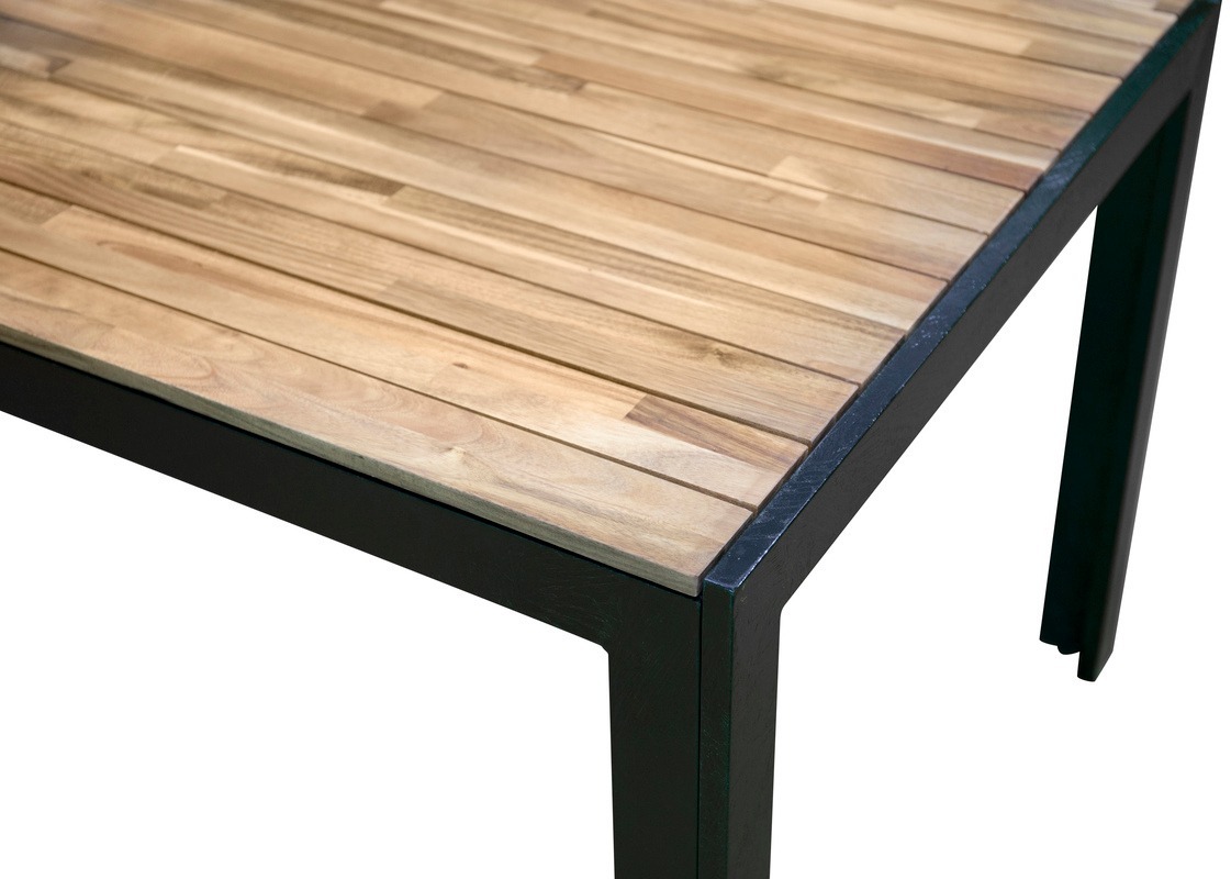 Градинска маса Dallas 673 (Акация + Черен)