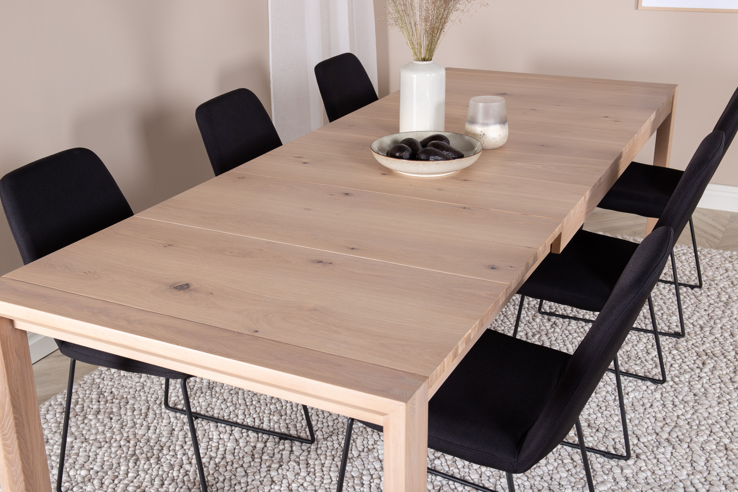 Маса и столове за трапезария Dallas 5027 (Дъб)