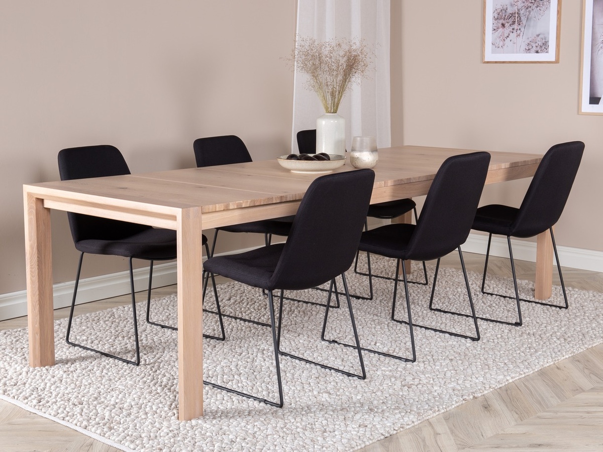 Маса и столове за трапезария Dallas 5027 (Дъб)