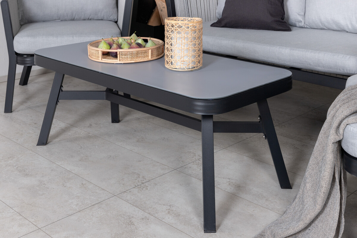 Градински комплект Dallas 2175 (Бял + Черен + Сив)