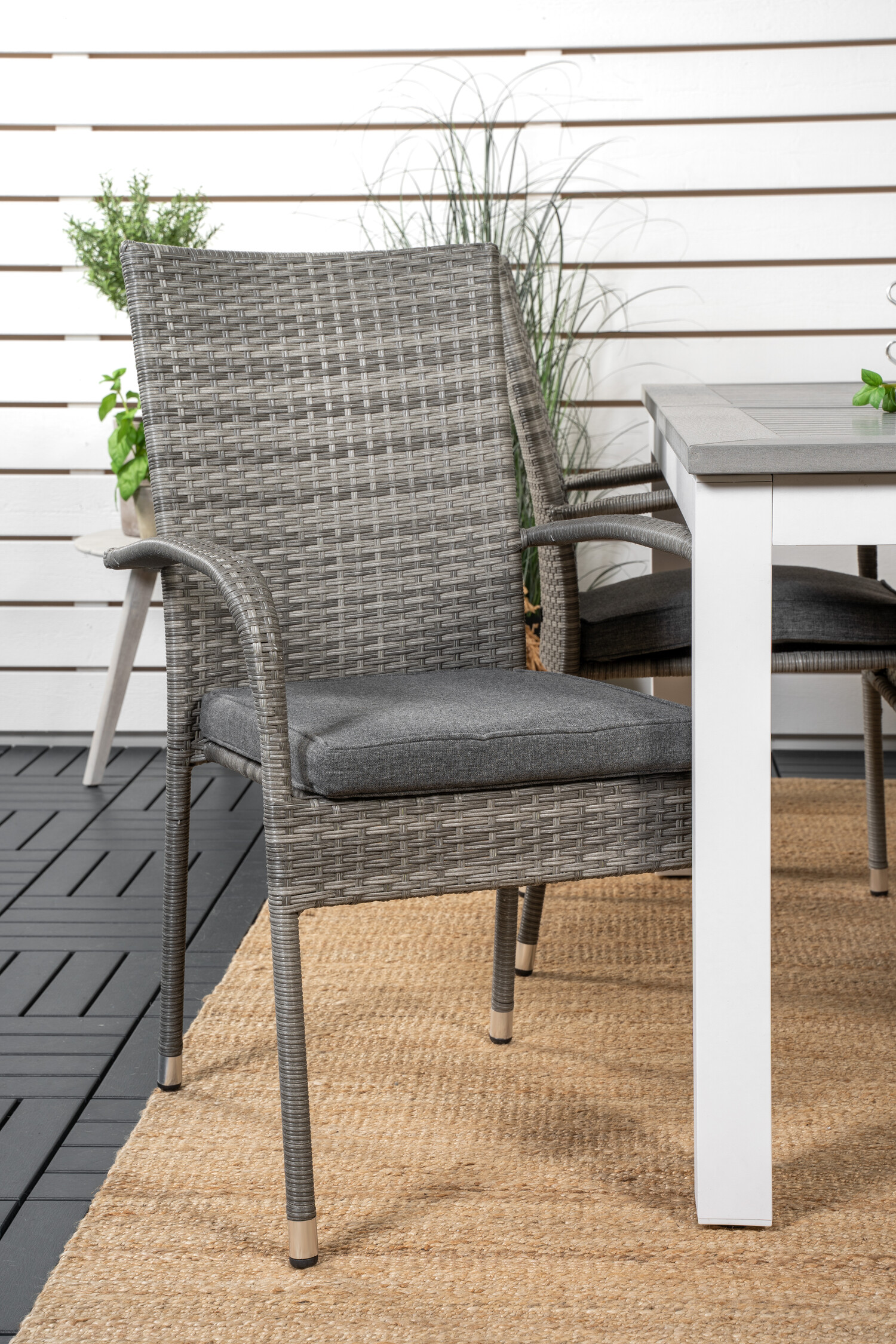 Градински комплект Dallas 2257 (Сив + Тъмно сив)