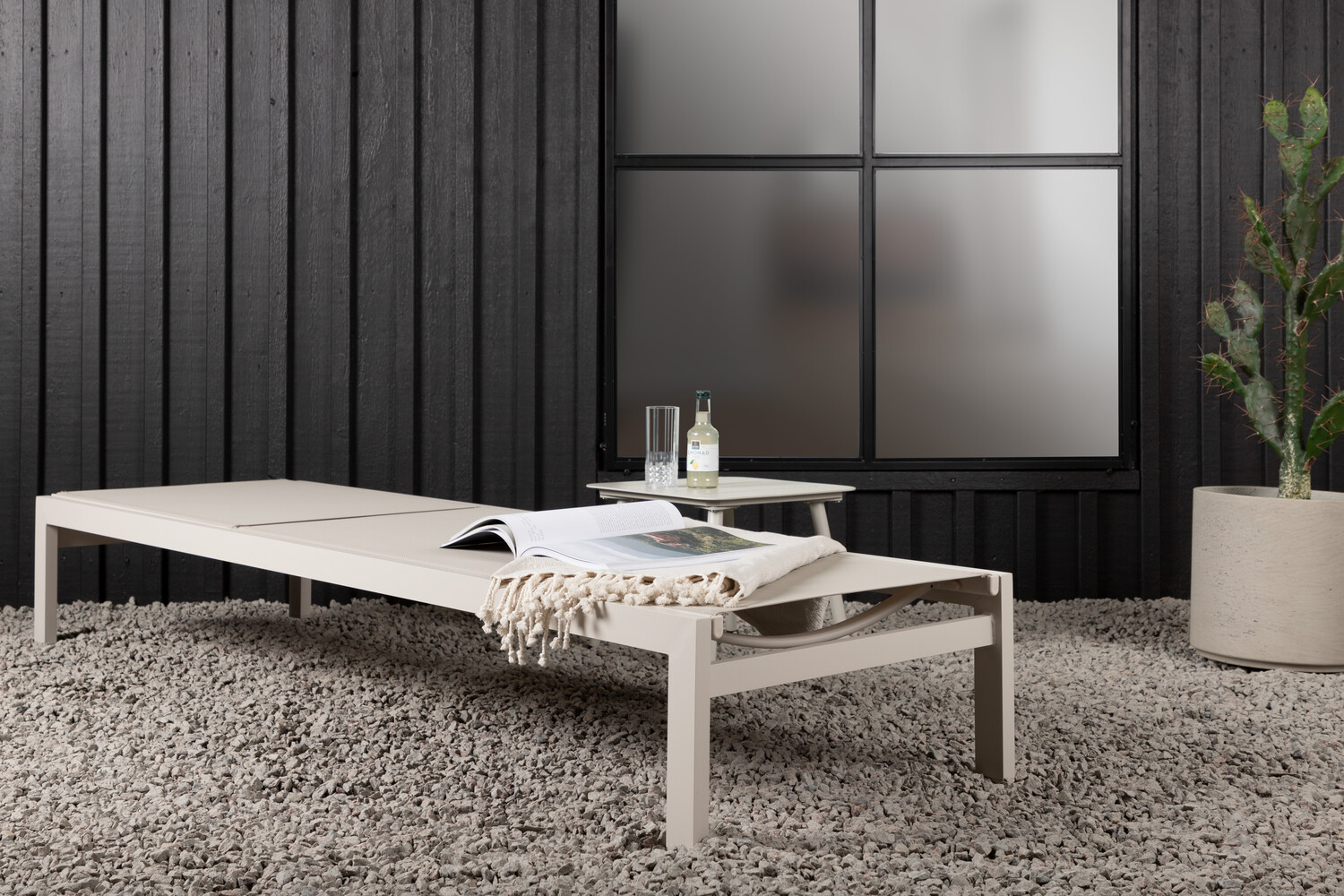 Градински шезлонг Dallas 2314 (Бежов)