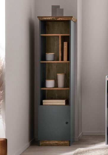 Етажерка Felmave 105 (Сив + Дъб)