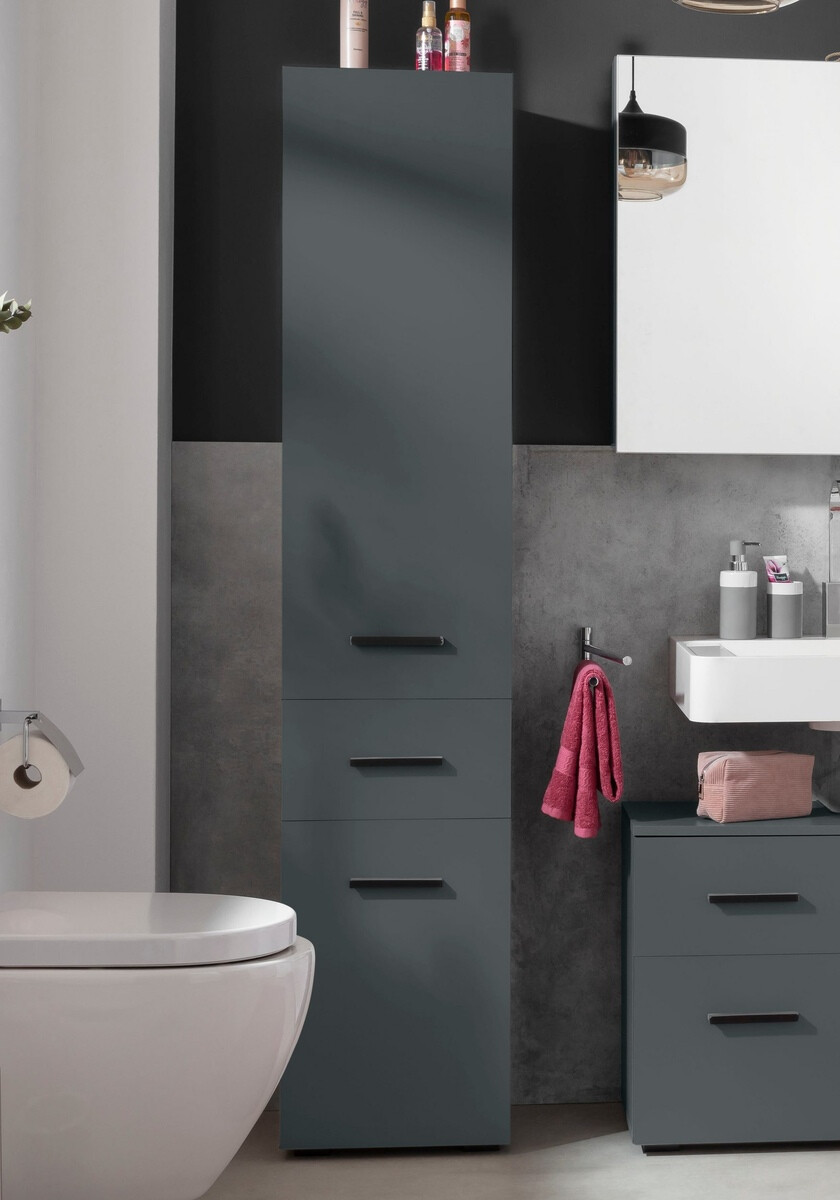 Стоящ шкаф за баня Larlori 103 (Антрацит)