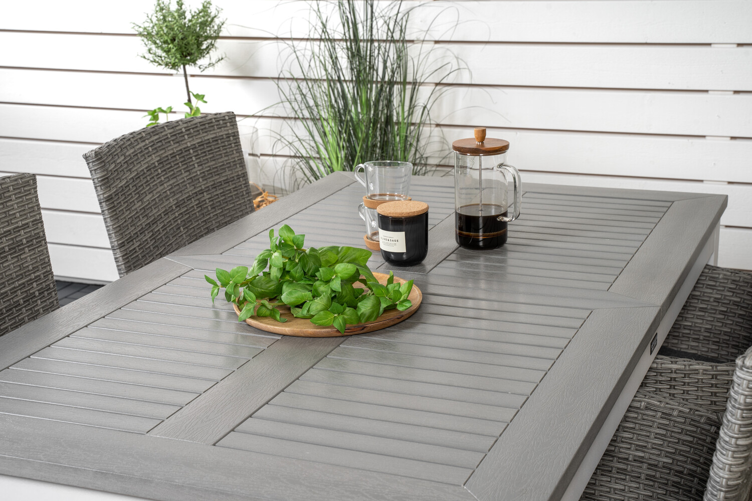 Градински комплект Dallas 3007 (Сив)