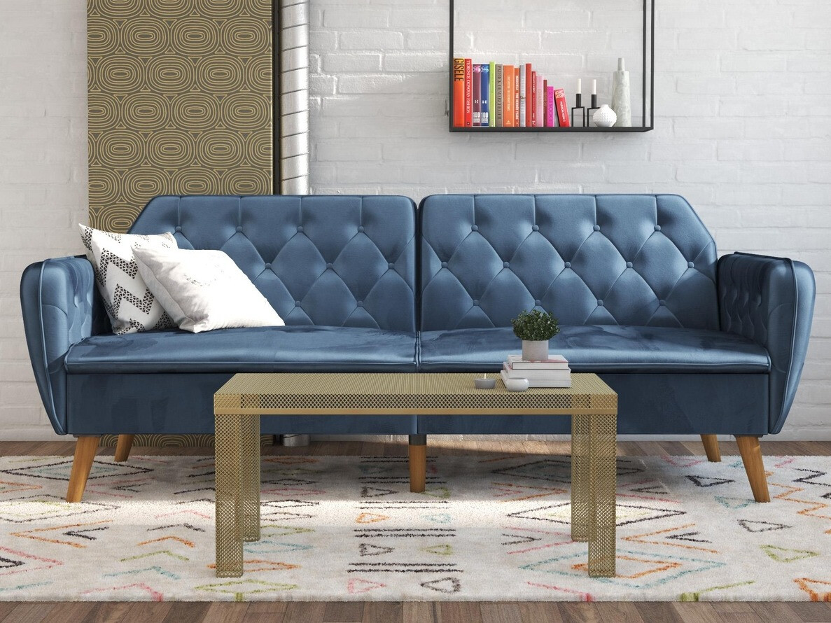 Разтегателен диван Novogratz 106 (Син)