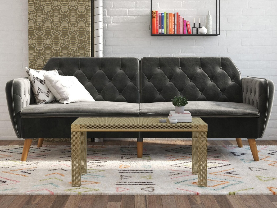 Разтегателен диван Novogratz 106 (Сив)