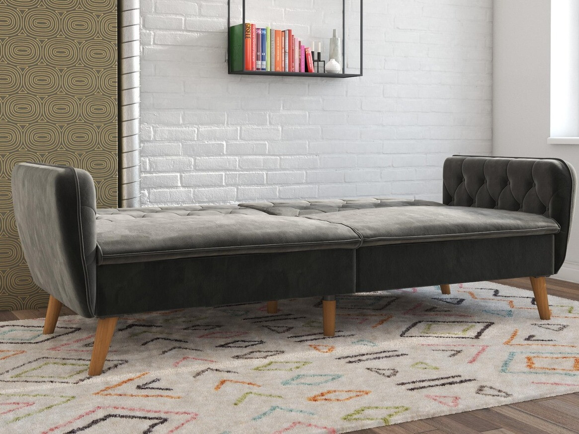 Разтегателен диван Novogratz 106 (Сив)