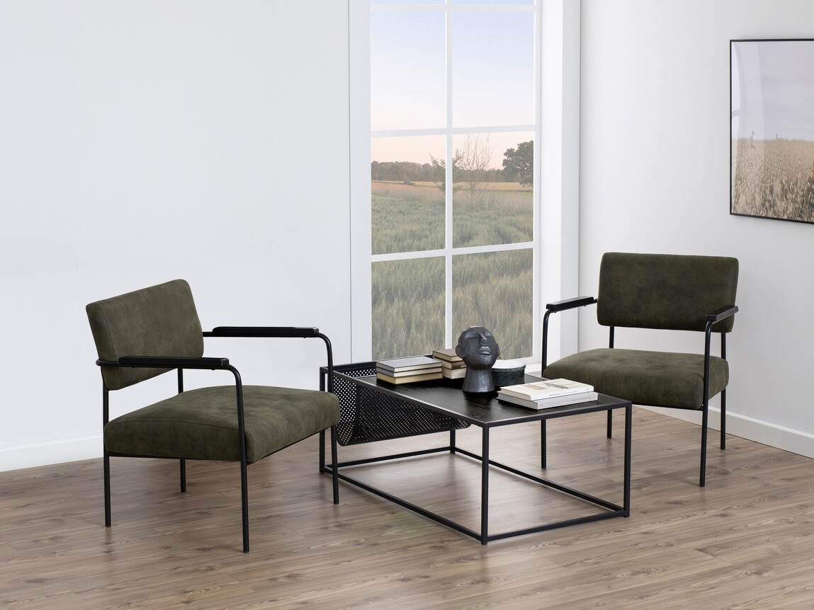 Масичка за кафе Norsica Sevferi 130 (Черна пепел + Черен)