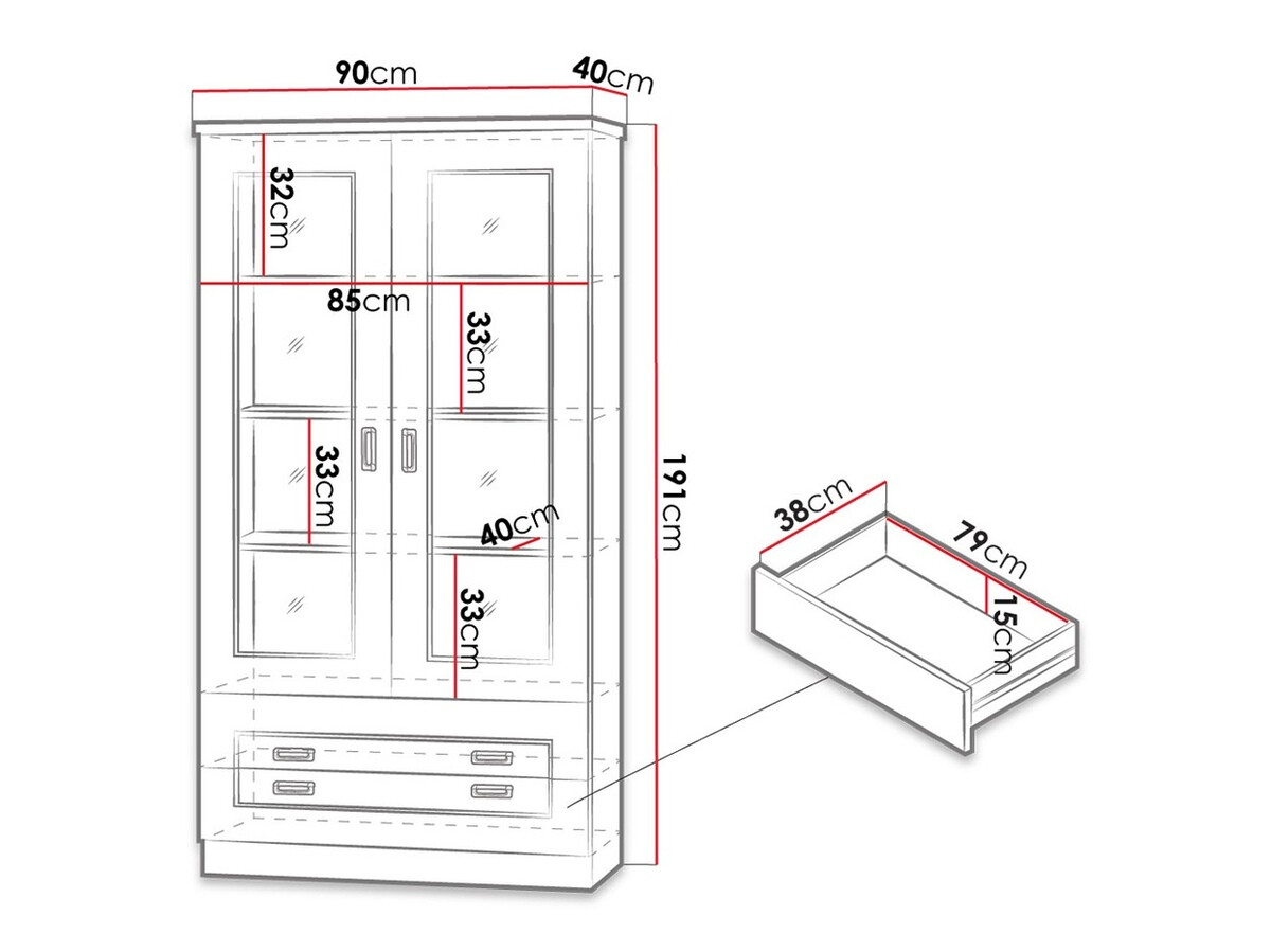 Етажерка Lircava 107 (Дъб левка)