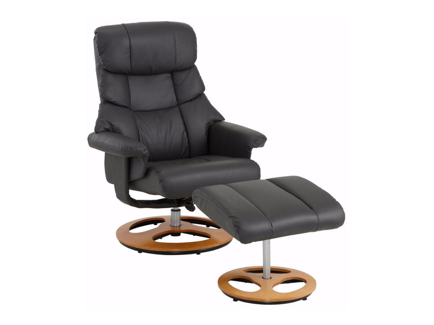 Фотьойл Denton 300 (Антрацит + Дъб)