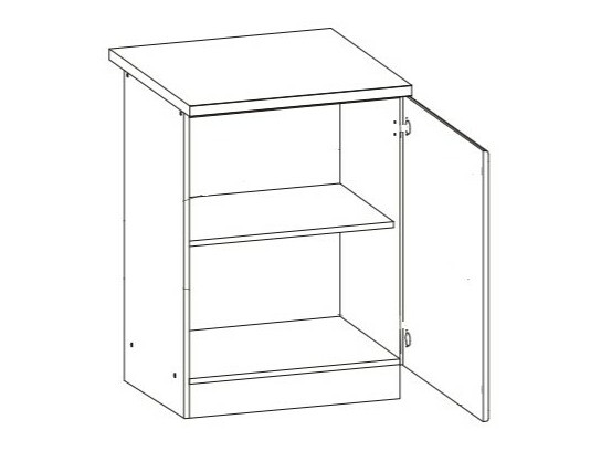 Модулен шкаф с врати Eli Light 103