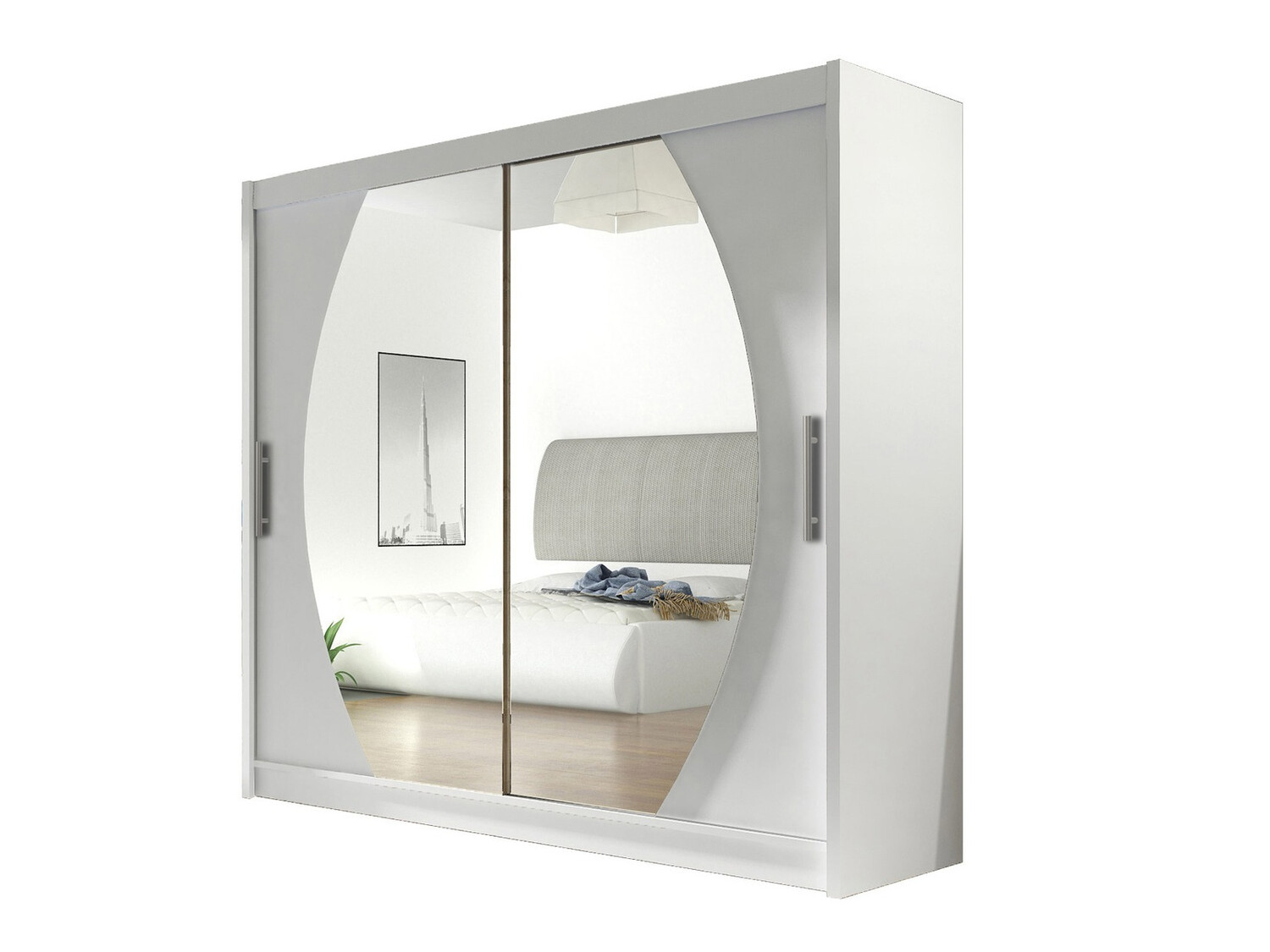 Гардероб Closico Pallor IV (Бял)