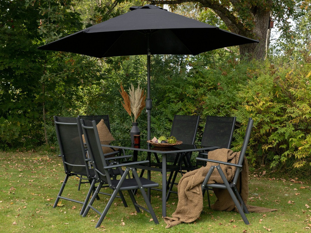 Градински комплект Dallas 3079 (Черен) 2051-408