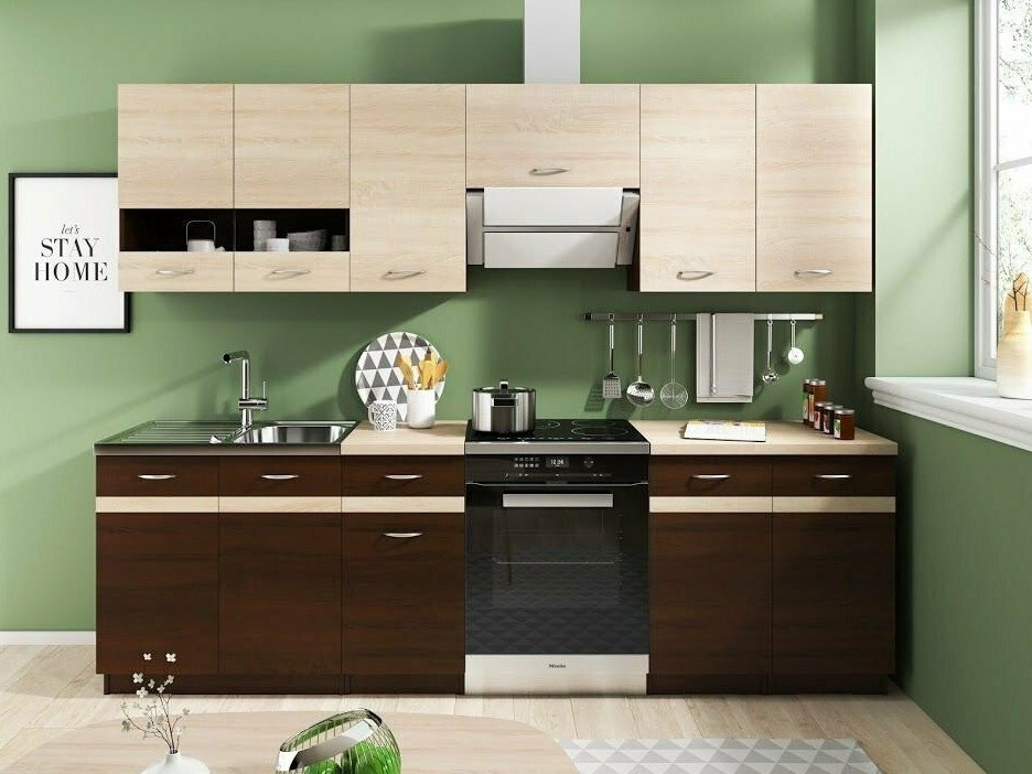 Модулен кухненски комплект Eli Dark 113