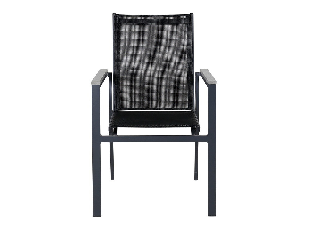 Градински стол Dallas 2775 (Черен + Сив)