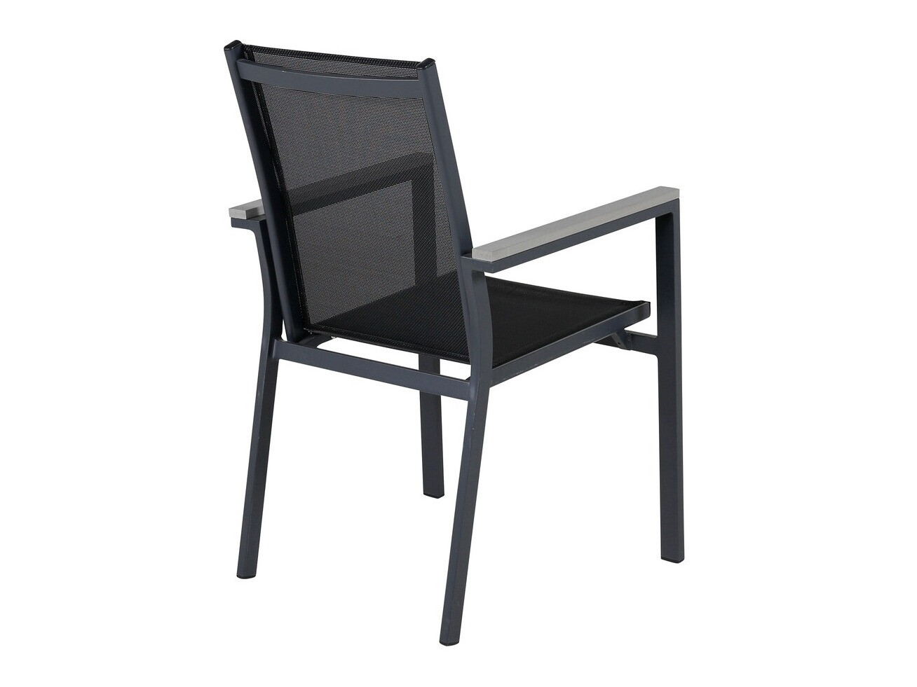 Градински стол Dallas 2775 (Черен + Сив)