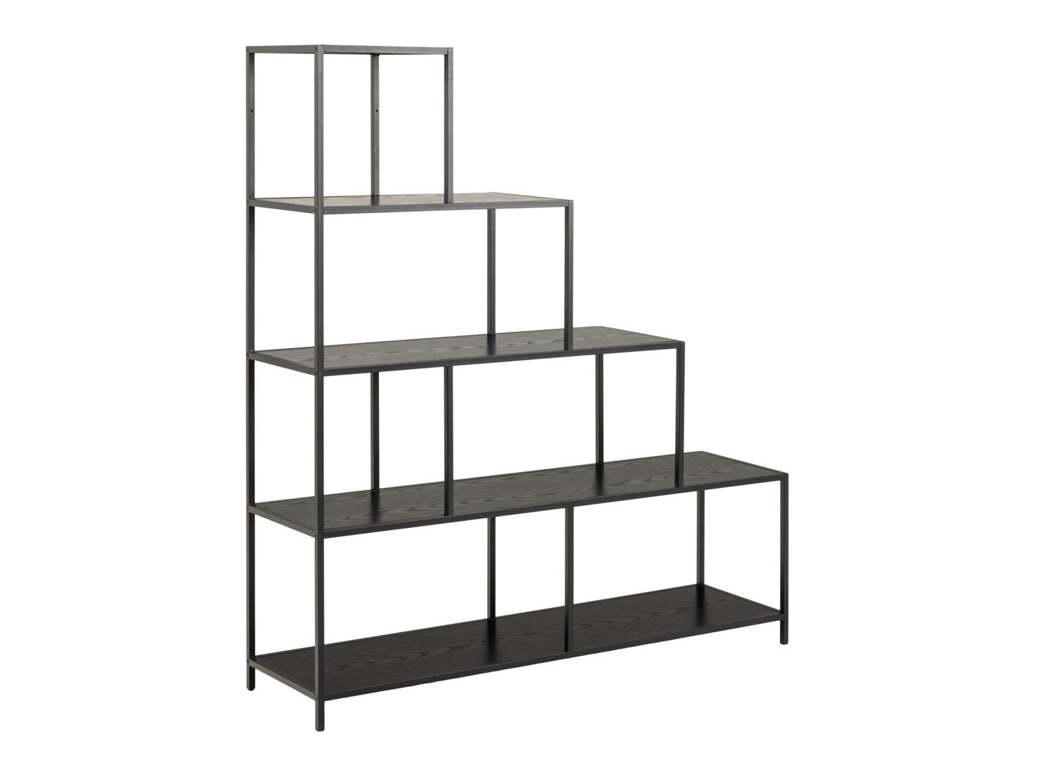 Етажерка Norsica Sevferi 153 (Черен + Черна пепел)