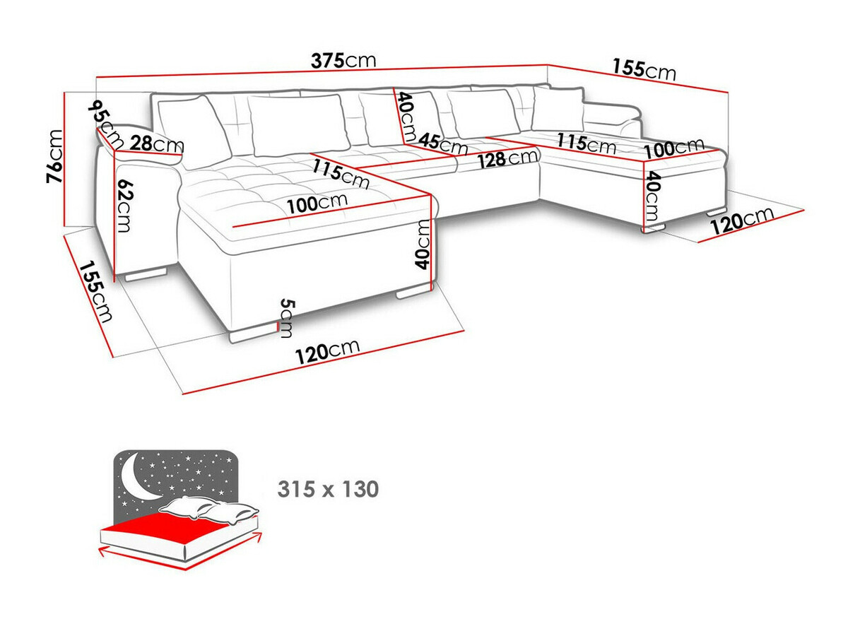 Ъглов диван Comfivo 111 (Matana 17 + Matana 17 + Evo 27)