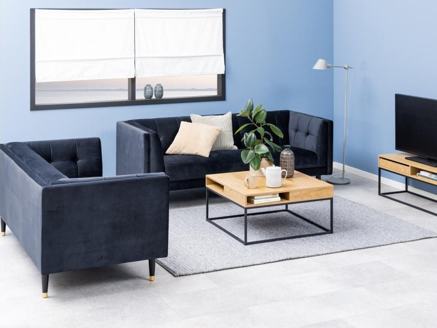 Масичка за кафе Norsica 477 (Див дъб + Черен)