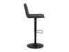 Нисък бар стол Norsica 501 (Антрацит + Черен)