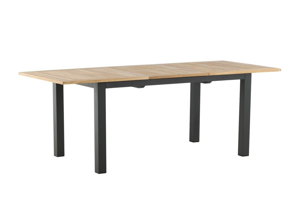 Градинска маса Dallas 2845 (Черен + Кафяв)