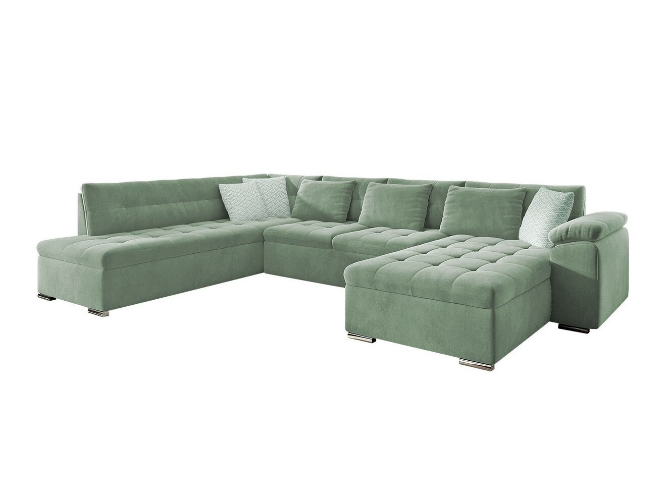 Ъглов диван Comfivo Gemma II (Десен)