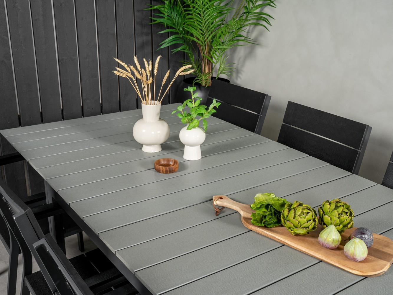 Градински комплект Dallas 3028 (Черен + Сив)