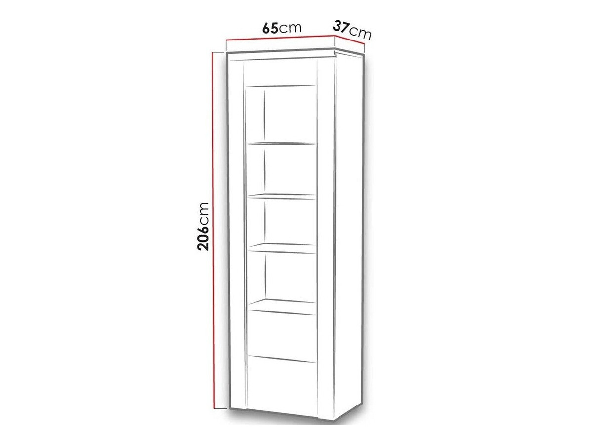 Етажерка Salelbo 102 (Riviera дъб)