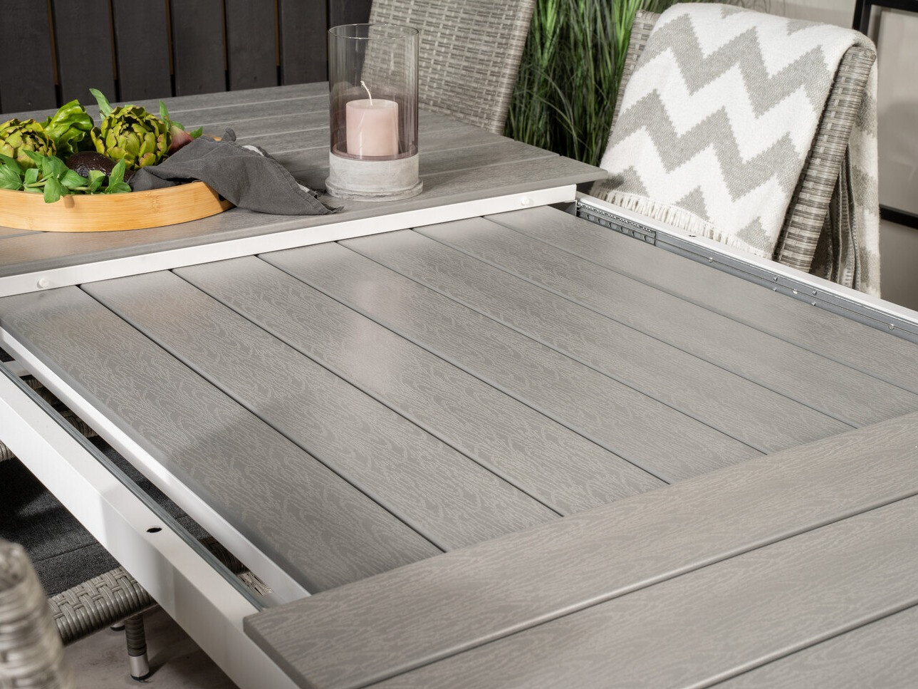 Градински комплект Dallas 2408 (Сив + Тъмно сив)