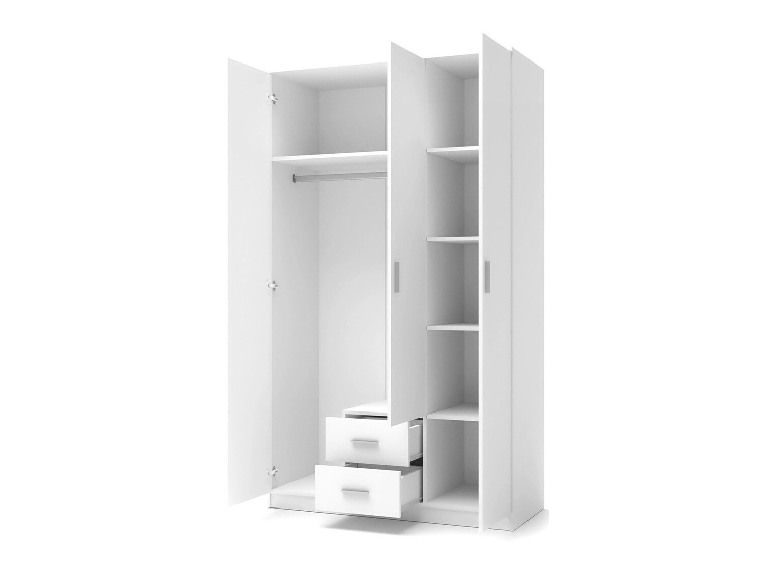 Гардероб Cirveso 119 (Бял)