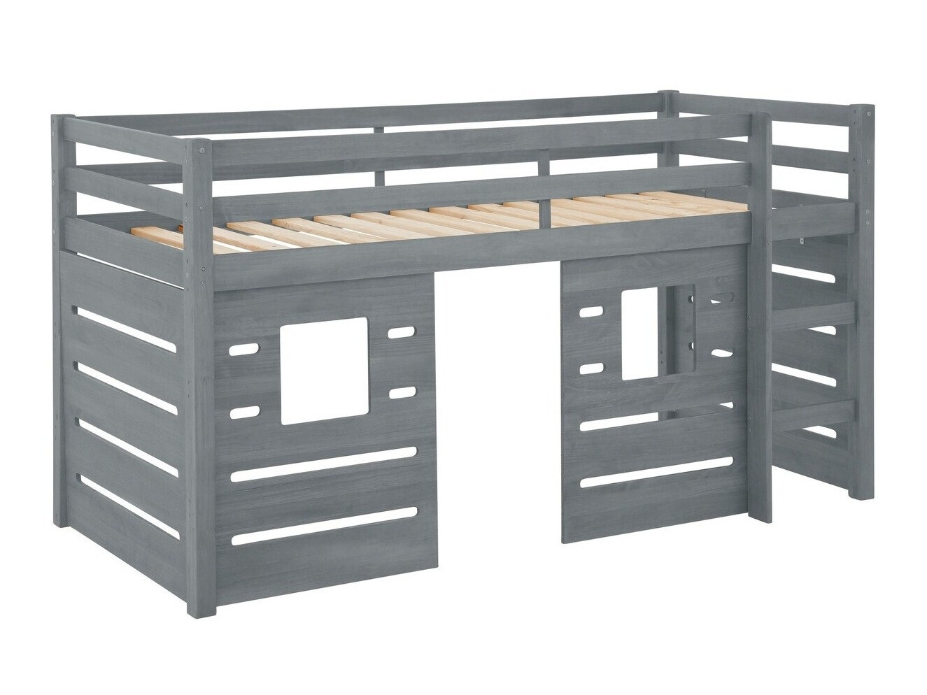 Високо легло Ruvfiva 104 (Сив)