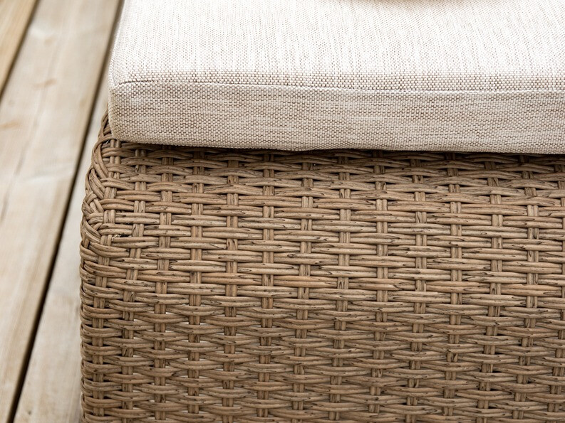 Градински шезлонг Dallas 771 (Светлокафяво + Бежов)