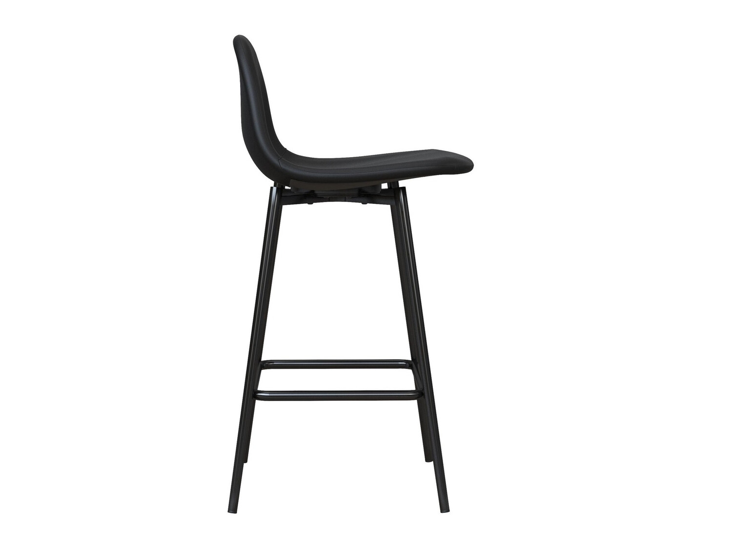 Нисък бар стол Tulsa 188 (Черен)