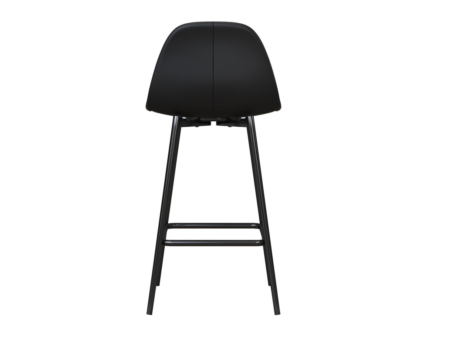 Нисък бар стол Tulsa 188 (Черен)