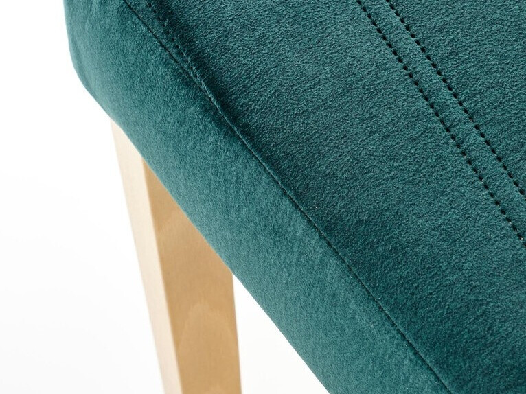 Стол Houston 1216 (Тъмно зелено + Ярък дърво)