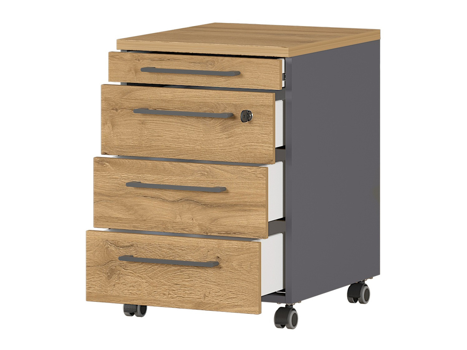 Контейнер Eliromo 107 (Графит + Grandson дъб)