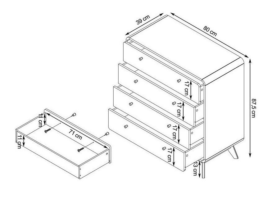 Комплект за домашен офис Elbtena 114