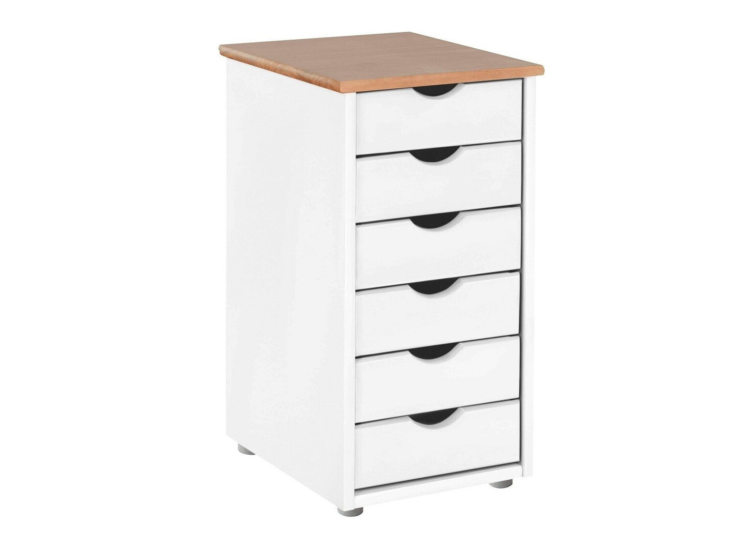 Контейнер Denton 137 (Бял + Ярък дърво)