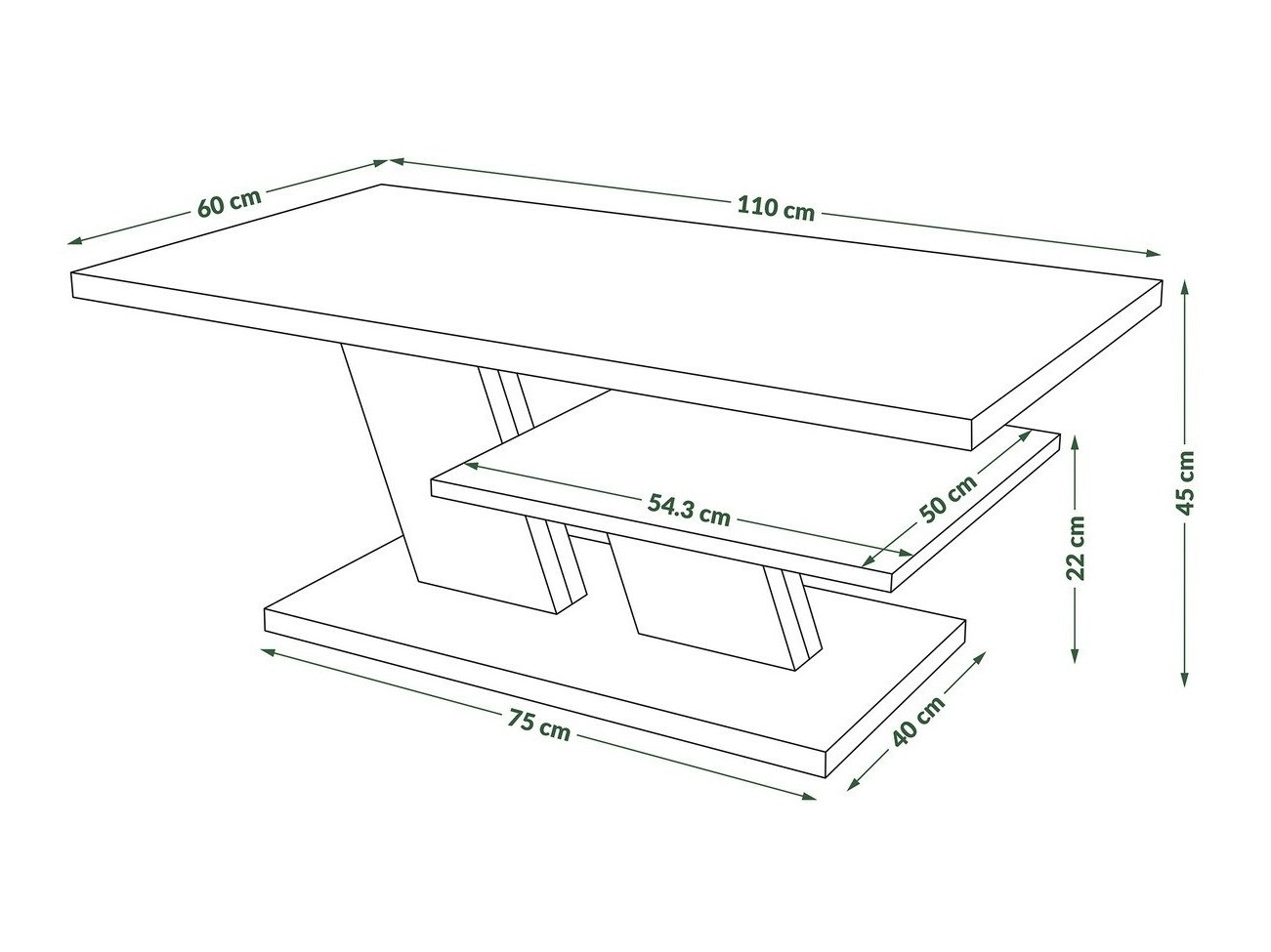 Масичка за кафе Glendale 101
