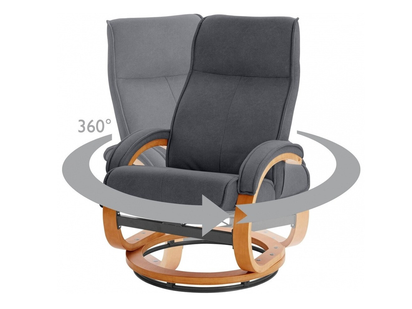 Фотьойл Denton 194 (Черен + Кафяв)