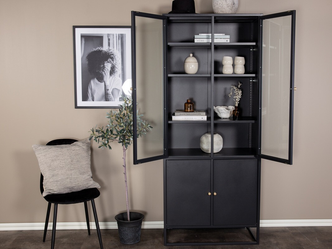 Етажерка Evasevu 102 (Черен)