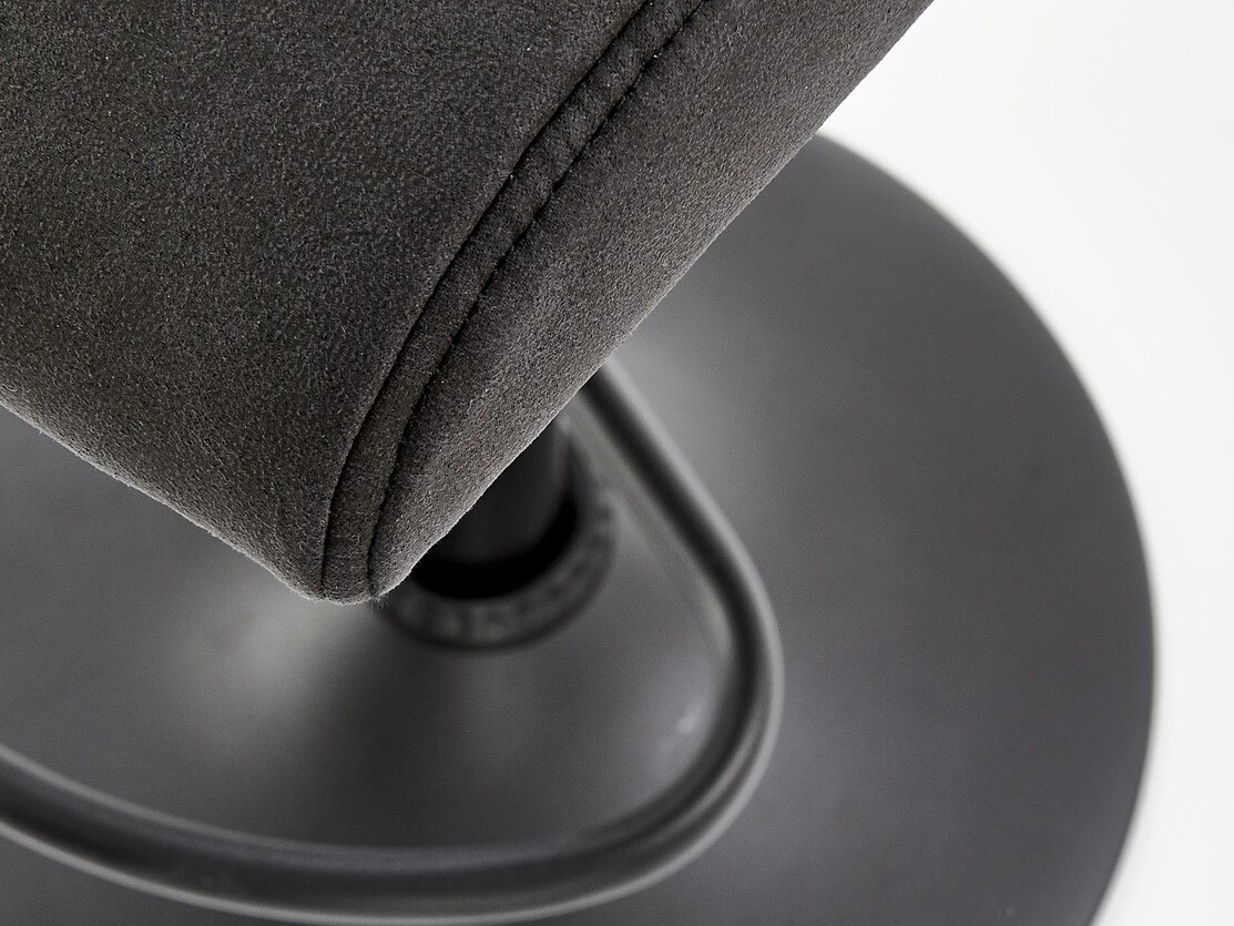 Нисък бар стол Houston 970 (Тъмно сив + Черен)