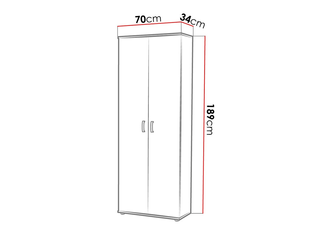 Етажерка Bristol 135 (Сонома дъб)