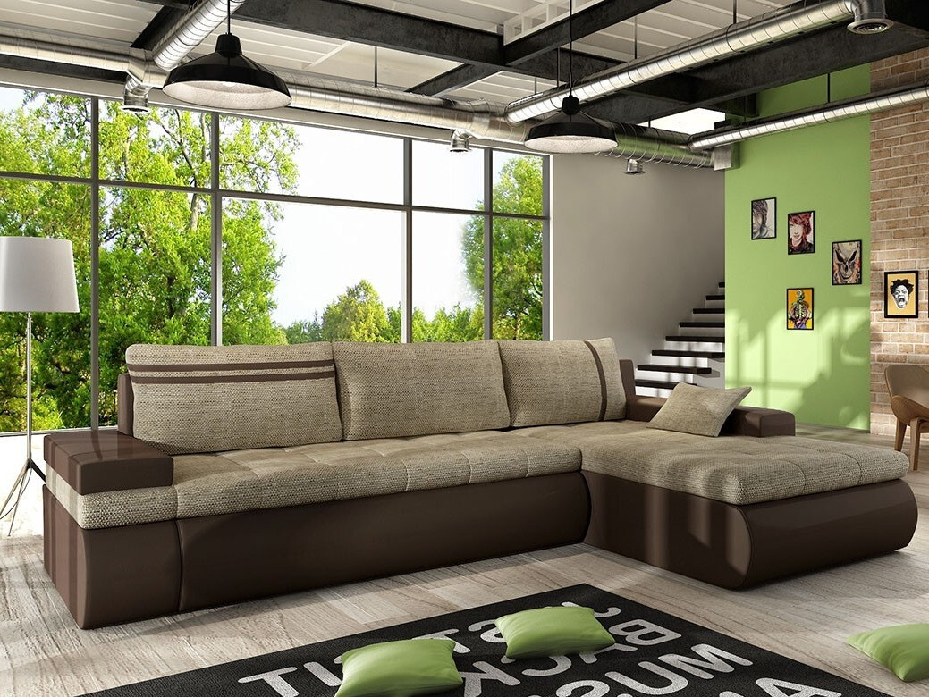 Ъглов диван Temple 100 (Soft 066 + Lawa 02)