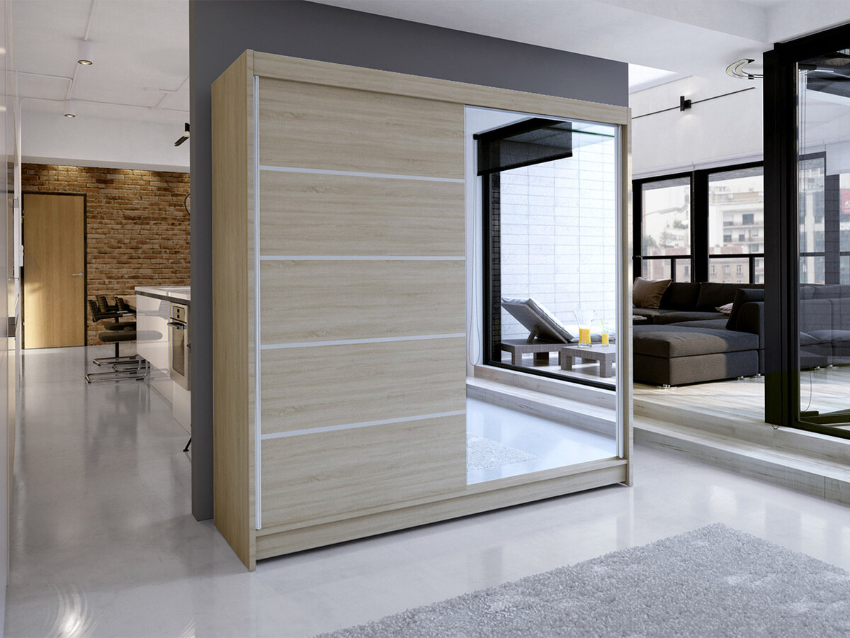 Гардероб Closico Cavaris III (Сонома дъб)