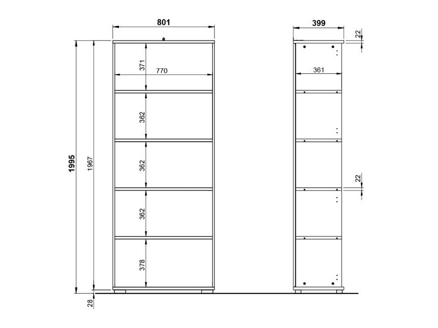 Етажерка Lartesi 102 (Графит)