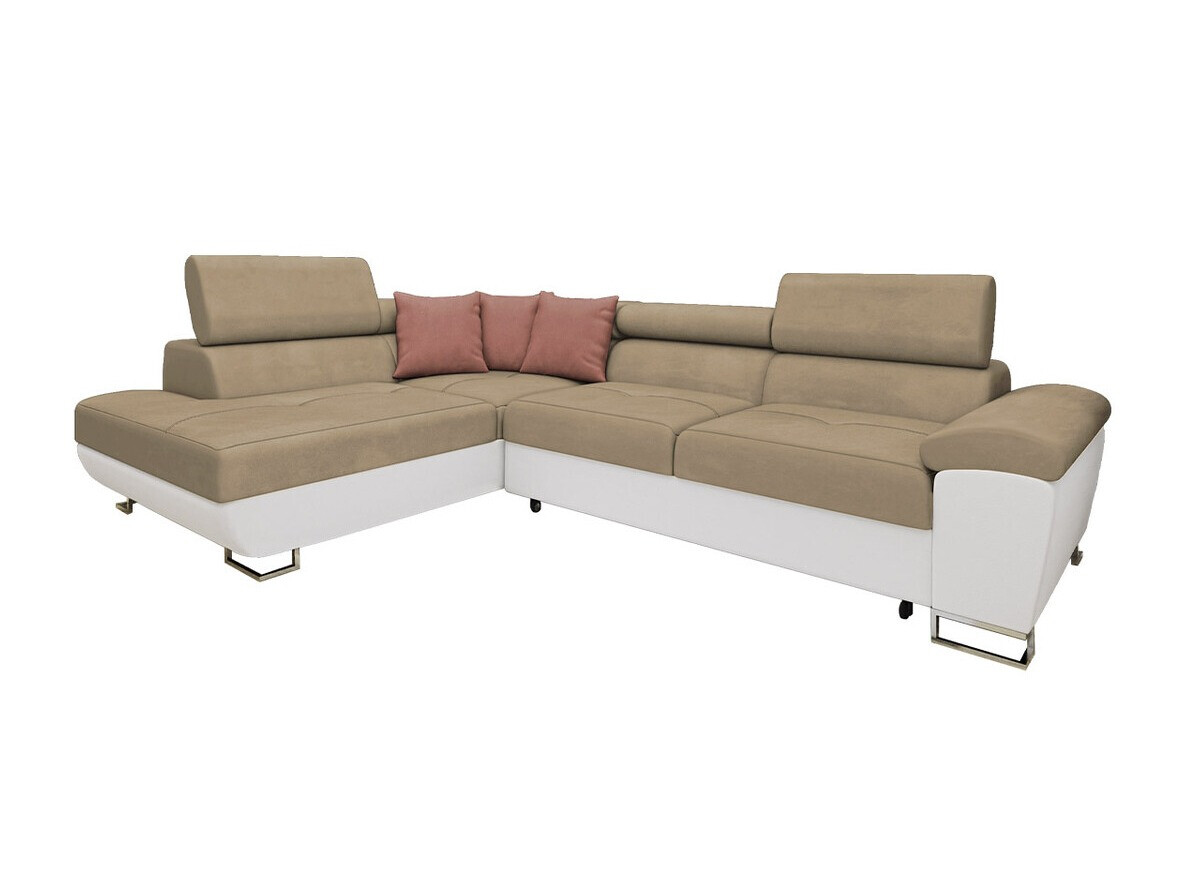 Ъглов диван Comfivo Ruta II (Soft 017 + Uttario Velvet 2979 + Uttario Velvet 2955)
