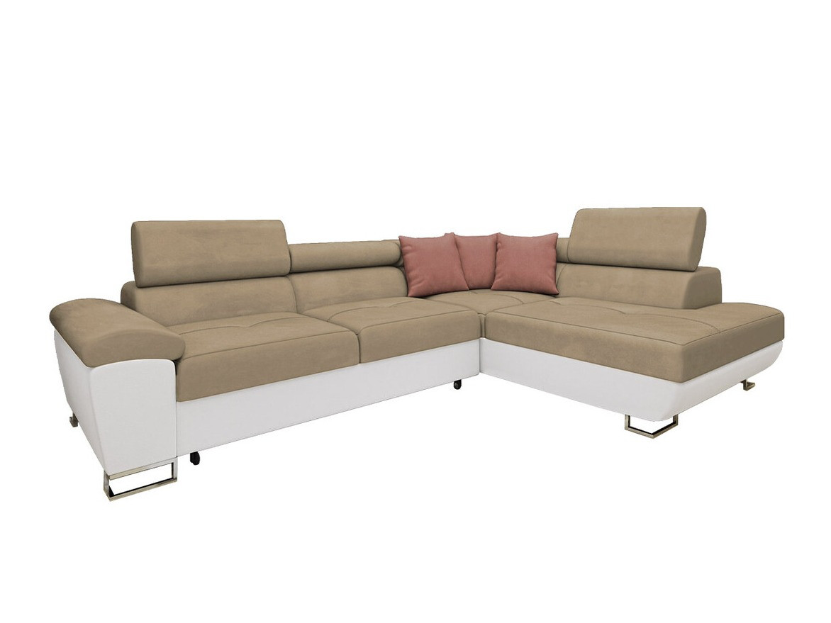 Ъглов диван Comfivo Ruta II (Soft 017 + Uttario Velvet 2979 + Uttario Velvet 2955)