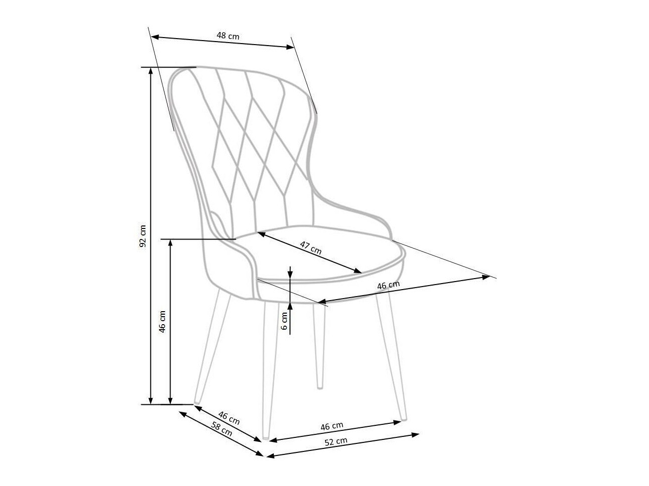 Стол Houston 734 (Тъмно зелено)